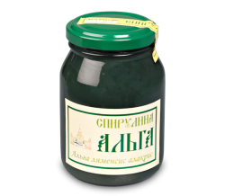 Спирулина МГУ живая «Альга» 250 мл Законсервирована во фруктозном сиропе.