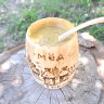 Бортевой Таёжный мёд в кедровом бочонке, 1кг (Красноярский край)